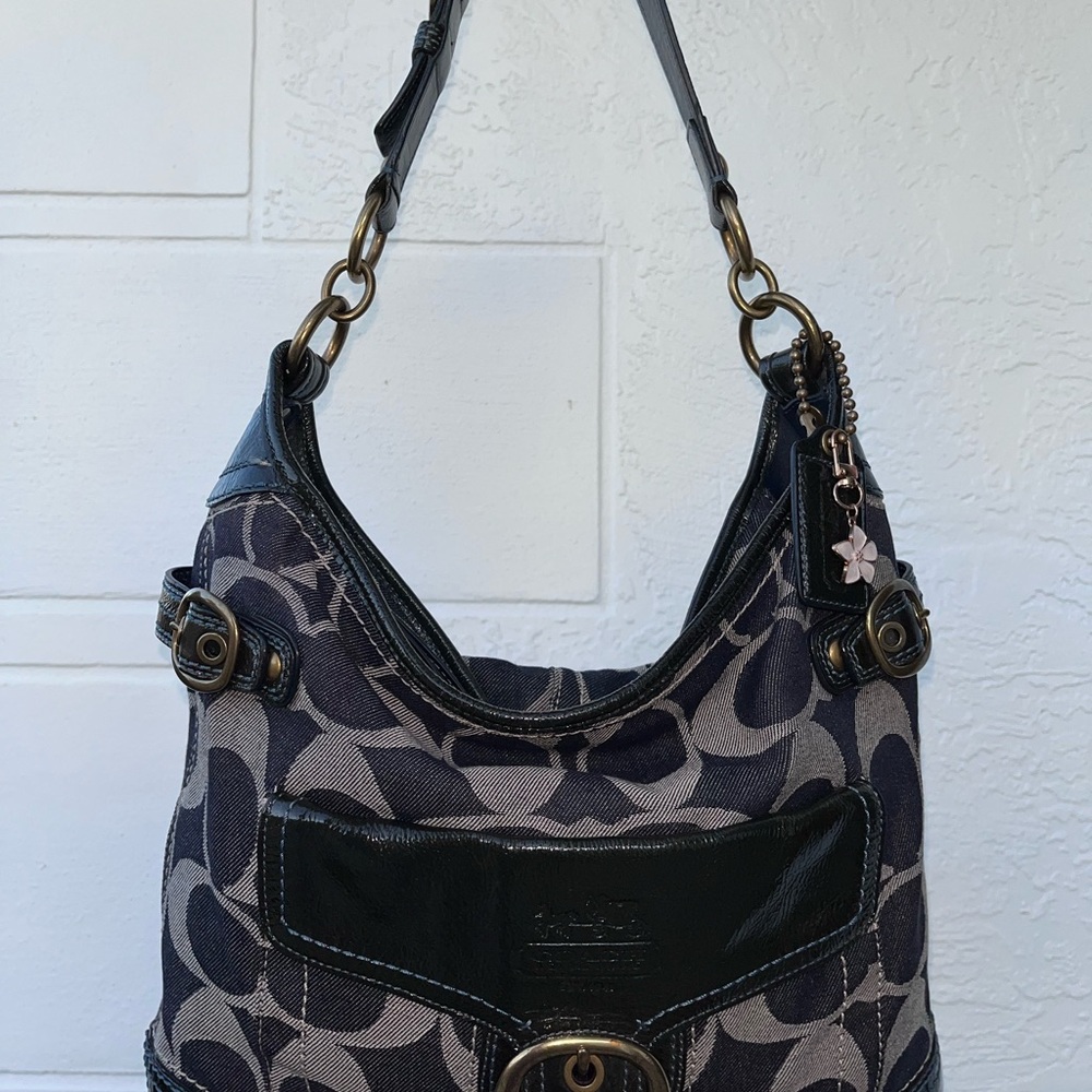 Vintage Coach Signature Sufflette shoulder bag from 2008